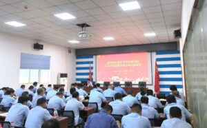 湘电制造中心党建赋能生产YJK电机外观提质