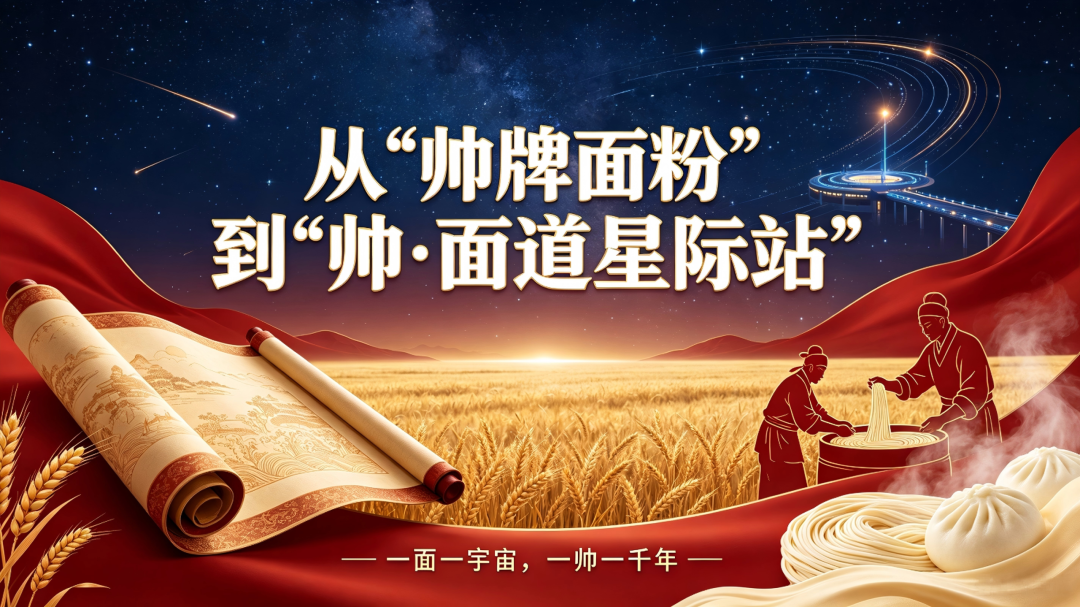 从“帅牌面粉”到“帅·面道星际站”