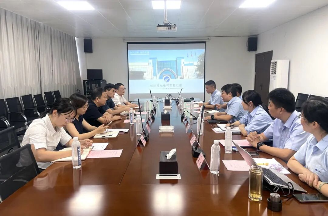 省国资委党委委员、副主任冯传良一行来长沙湘电电气调研